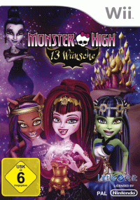 Monster High: 13 Wishes Wii  box art